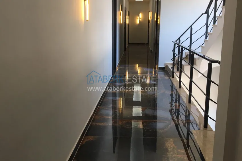 Квартира в Алании район Оба двухкомнатная в новостройке 17 