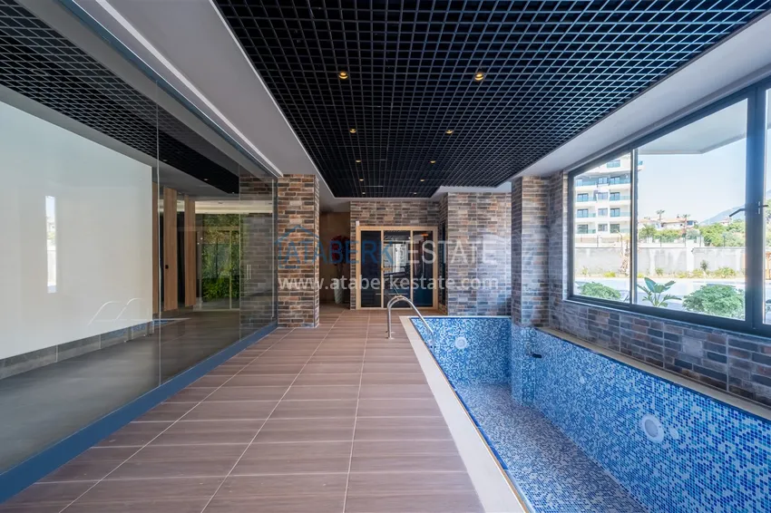 Квартира в районе Оба двухкомнатная, с новой мебелью и видом на море 17