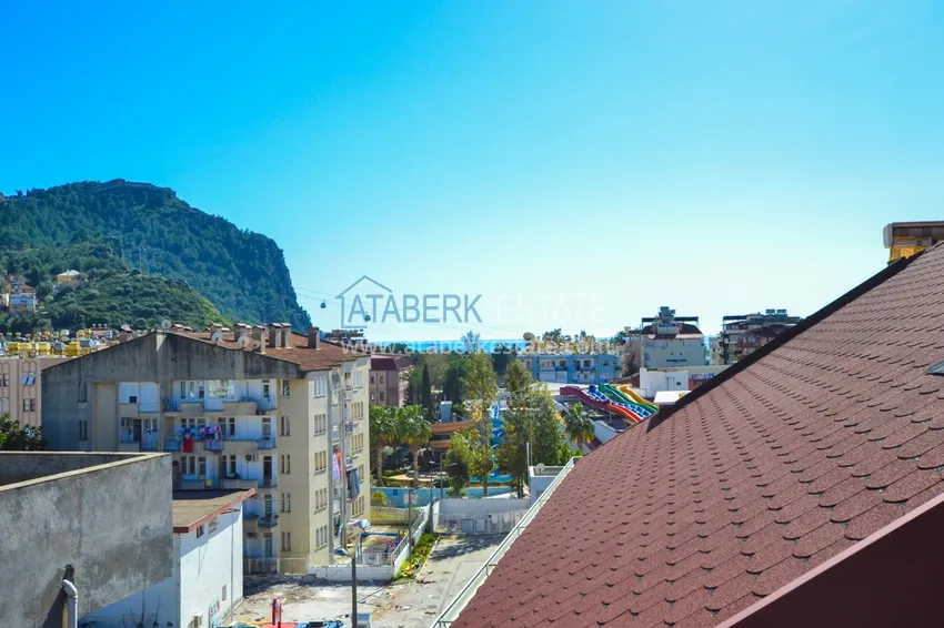 Приобрести Квартира - дуплекс в центре Алании с мебелью, личной сауной и видом на море 19