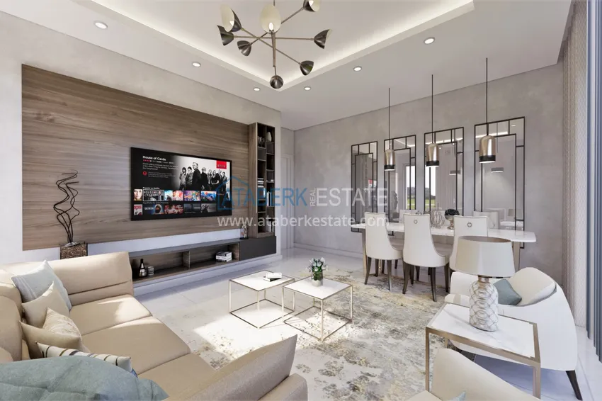 Приобрести Новый инвестиционно-привлекательный проект в центре Алании, район пляжа Кейкубат 4 