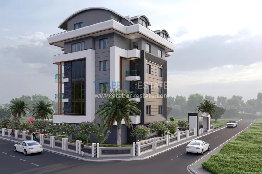 Недвижимость от застройщика в районе Оба - Алания в комплексе на этапе строительства 19 