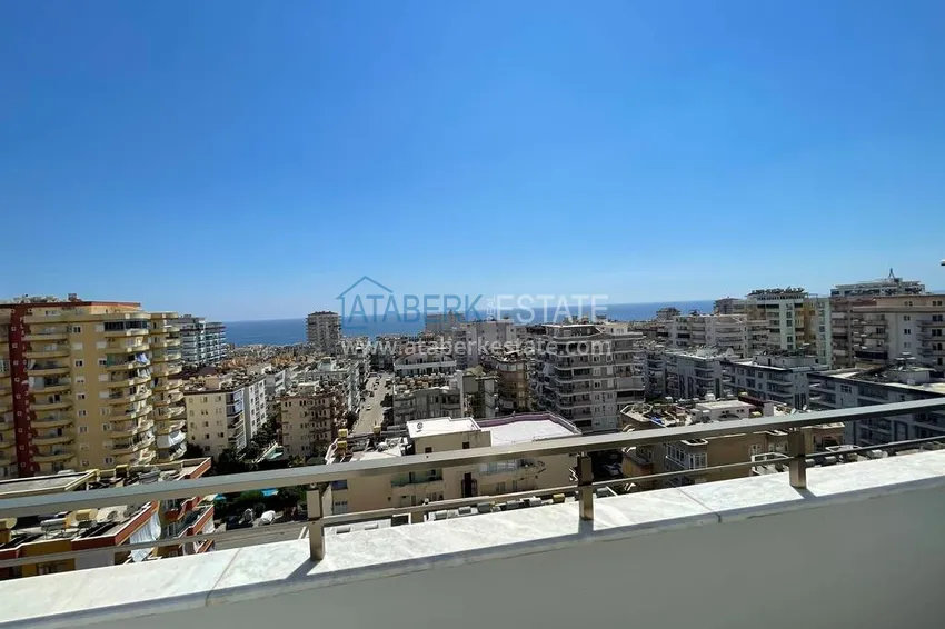 Приобрести Пентхаус-дуплекс в Махмутларе с видом на море и горы великолепное соотношение цены и качества 19