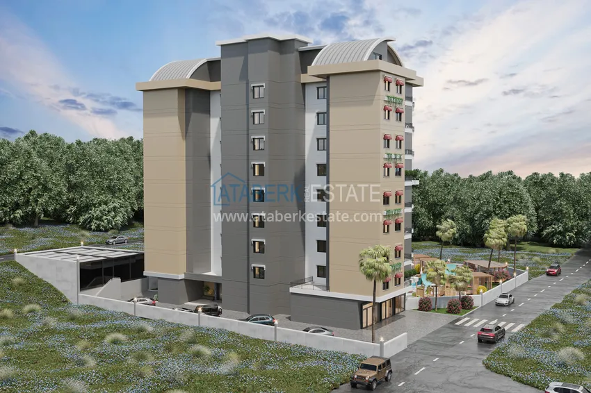 Новый современный жилой комплекс в Алании, район Авсаллар 19 