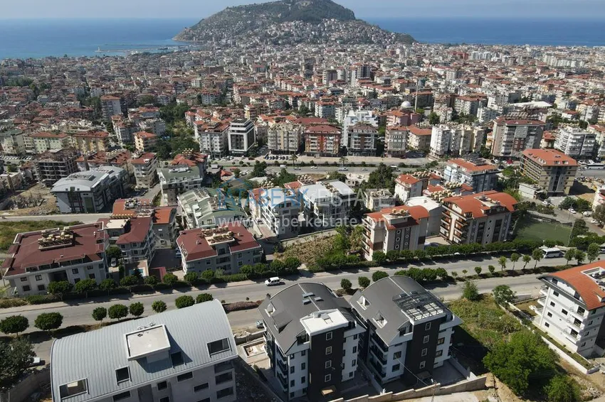 Пентхаус-дуплексы в Алании - район Бекташ в комплексе на завершающем этапе строительства 1 