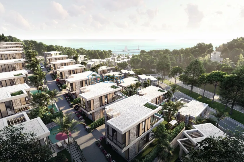 Новый проект коттеджного комплекса в Бодруме – Мугла, на первой береговой линии 2 