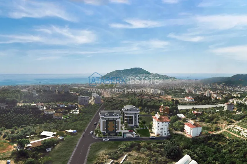 Недвижимость от застройщика в районе Оба - Алания в комплексе на этапе строительства 2 