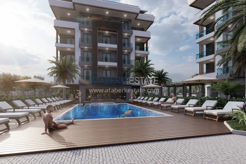 Недвижимость от застройщика в районе Оба - Алания в комплексе на этапе строительства 20 