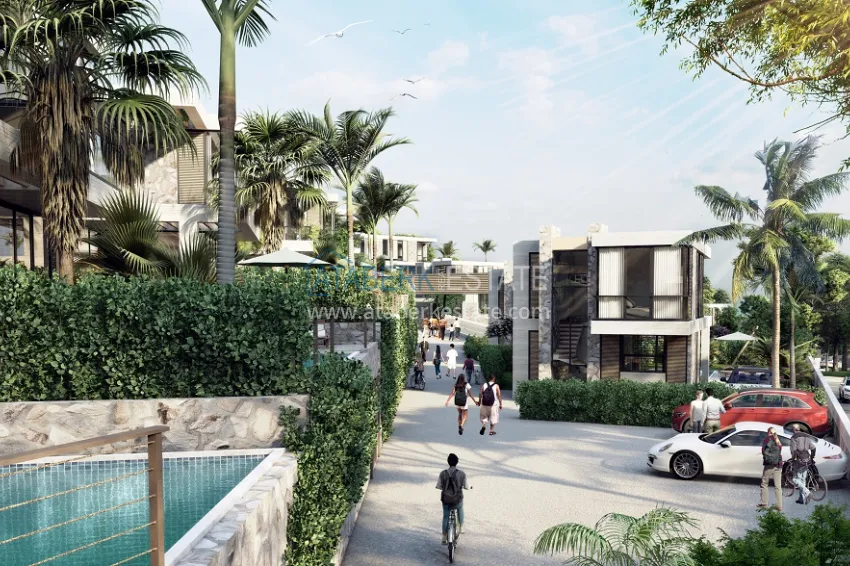 Новый проект коттеджного комплекса в Бодруме – Мугла, на первой береговой линии 21 