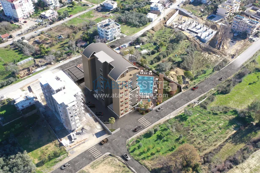 Новый современный жилой комплекс в Алании, район Авсаллар 21 