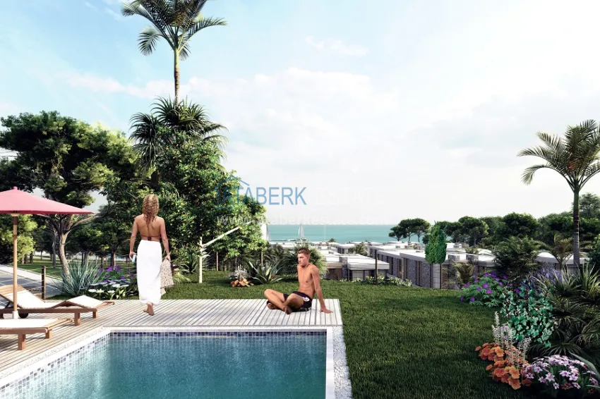 Новый проект коттеджного комплекса в Бодруме – Мугла, на первой береговой линии 22 