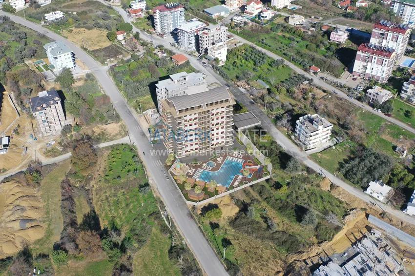 Новый современный жилой комплекс в Алании, район Авсаллар 22 
