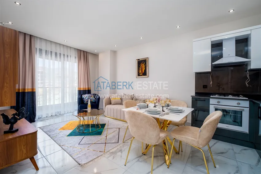 Приобрести Квартира в районе Оба двухкомнатная, с новой мебелью и видом на море 2