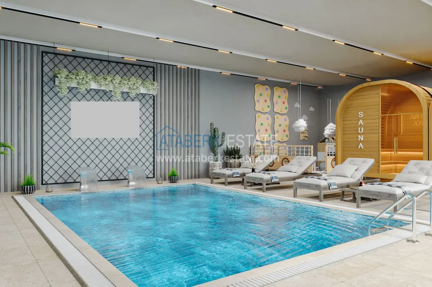 Новый современный жилой комплекс в Алании, район Авсаллар 24 