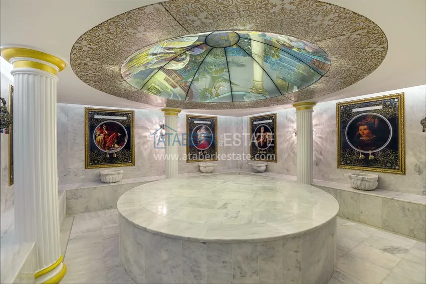 Квартира в Каргыджаке с мебелью, застекленным балконом и видом на море 25 