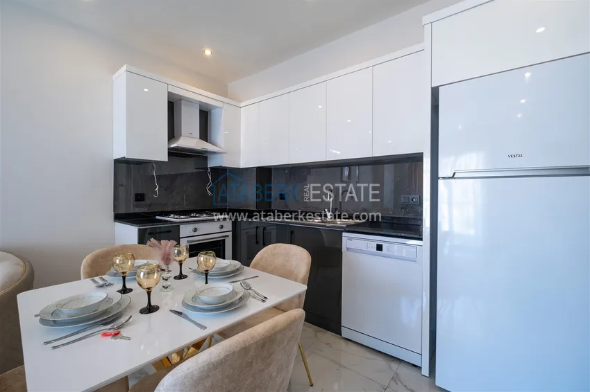 Приобрести Квартира в районе Оба двухкомнатная, с новой мебелью и видом на море 5