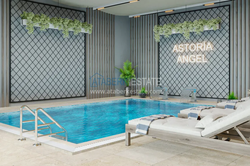 Новый современный жилой комплекс в Алании, район Авсаллар 26 