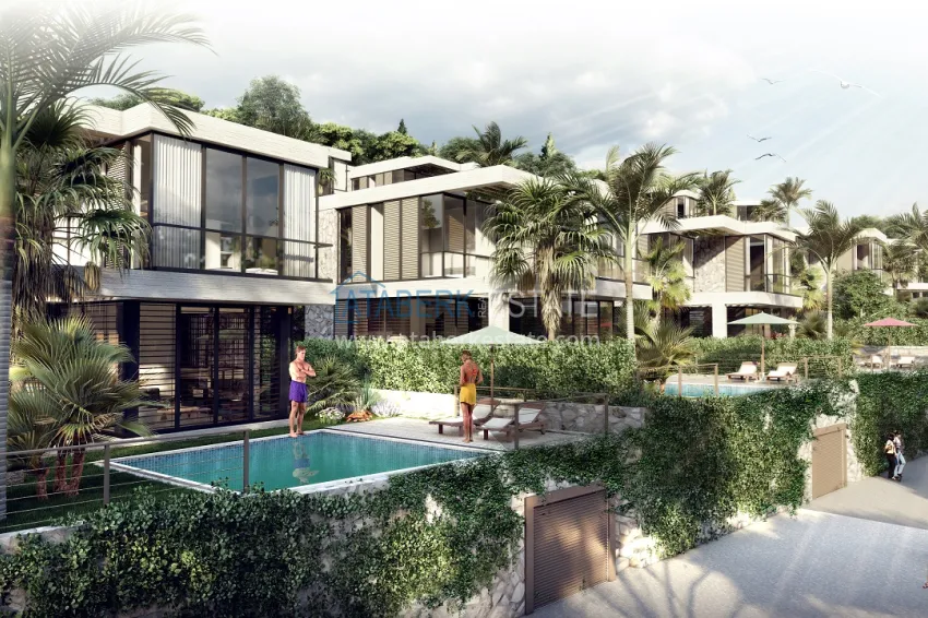 Новый проект коттеджного комплекса в Бодруме – Мугла, на первой береговой линии 27 