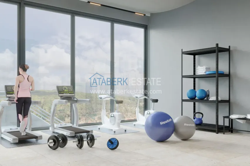 Новый современный жилой комплекс в Алании, район Авсаллар 29 