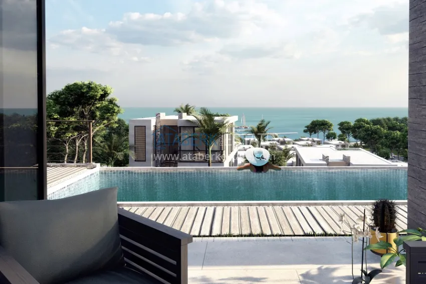 Новый проект коттеджного комплекса в Бодруме – Мугла, на первой береговой линии 28 