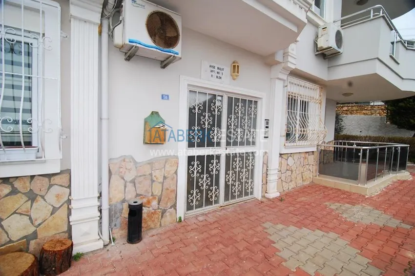 Квартира в центре Алании с мебелью, панорамным видом на море и историческую крепость 4