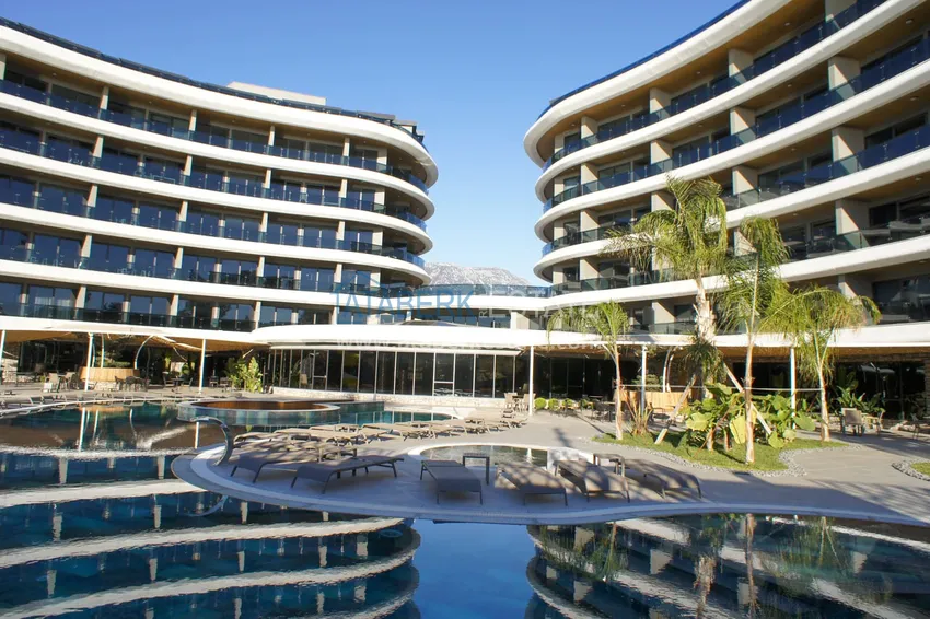 Квартира в Каргыджаке с мебелью и видом на море в резиденции на первой береговой 2 