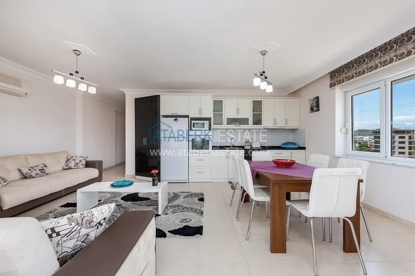 Приобрести Квартира в Алании район Авсаллар с мебелью, видом на море и горы 2 