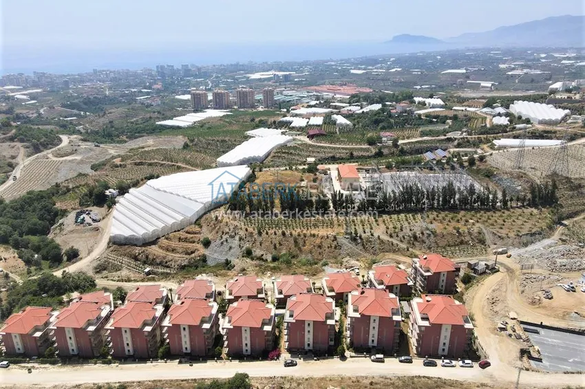 Квартира с выходом в сад в Махмутларе трехкомнатная с новой мебелью 2 