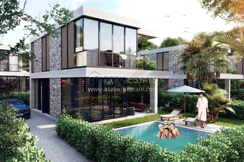 Новый проект коттеджного комплекса в Бодруме – Мугла, на первой береговой линии 31 