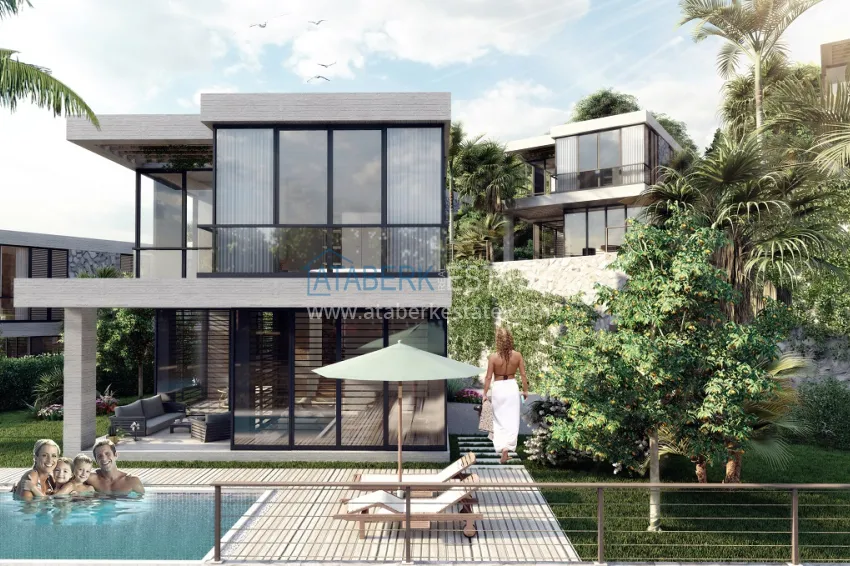 Новый проект коттеджного комплекса в Бодруме – Мугла, на первой береговой линии 34 