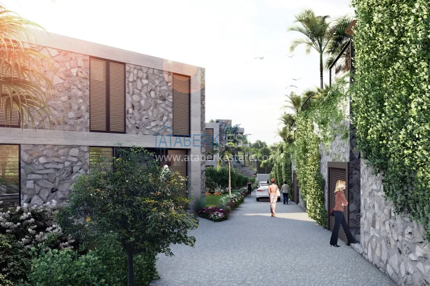 Новый проект коттеджного комплекса в Бодруме – Мугла, на первой береговой линии 35 