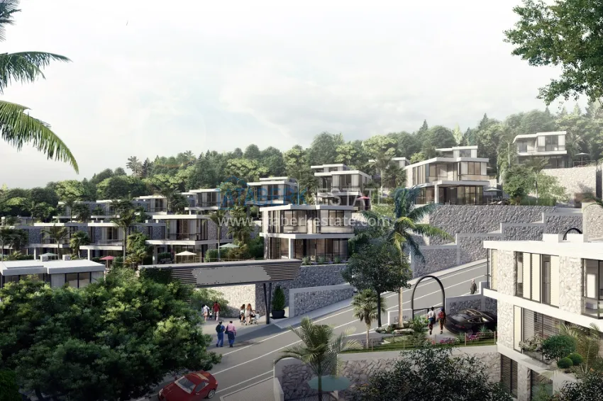 Новый проект коттеджного комплекса в Бодруме – Мугла, на первой береговой линии 37 