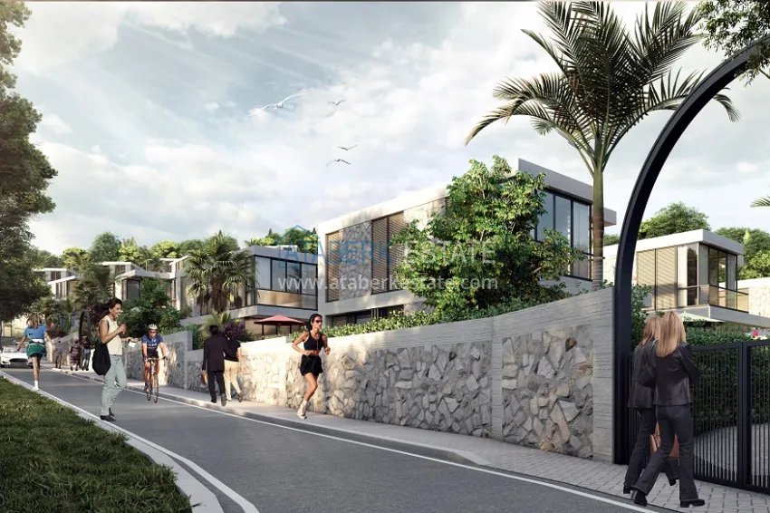 Новый проект коттеджного комплекса в Бодруме – Мугла, на первой береговой линии 38 