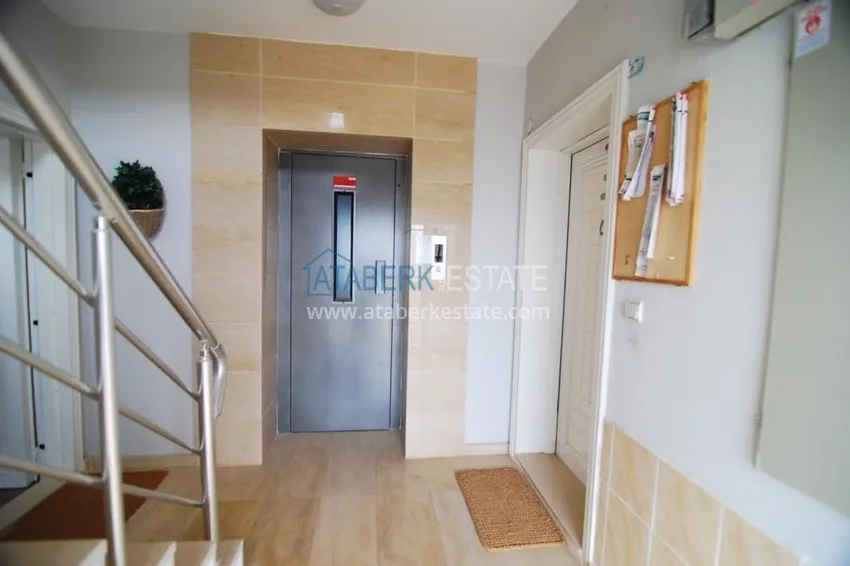 Квартира в центре Алании с мебелью, панорамным видом на море и историческую крепость 5