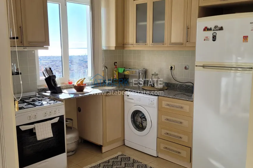 Приобрести Квартира в центре Алании с мебелью, панорамным видом на море и историческую крепость 3