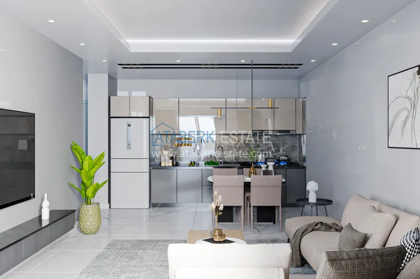 Приобрести Новый современный жилой комплекс в Алании, район Авсаллар 3 