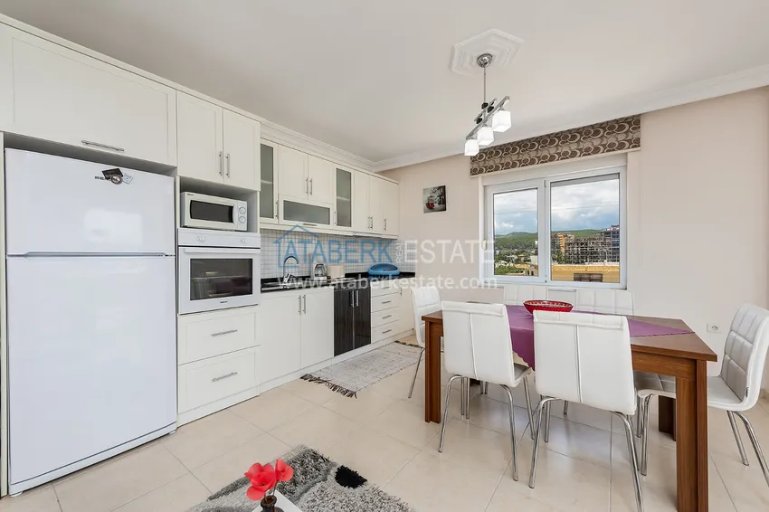 Приобрести Квартира в Алании район Авсаллар с мебелью, видом на море и горы 3 