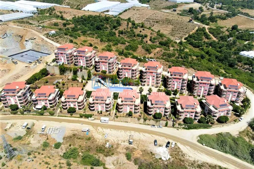 Квартира с выходом в сад в Махмутларе трехкомнатная с новой мебелью 3 