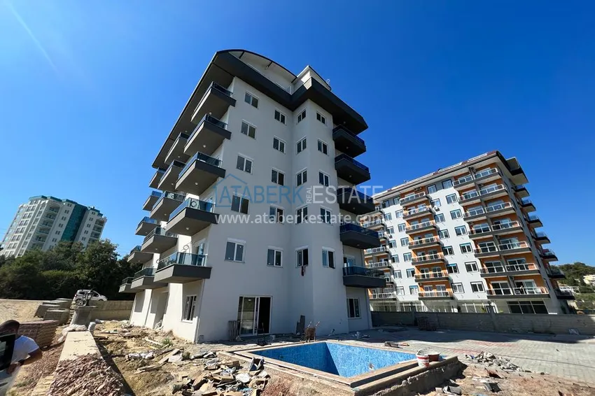 Квартира в Авсалларе в строящемся бутик- комплексе на завершающем этапе строительства 3 