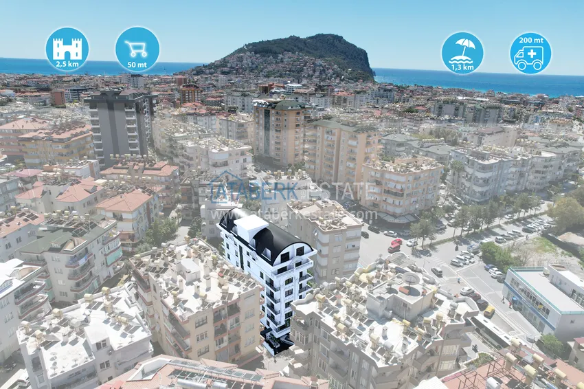 Новый инвестиционно-привлекательный проект, в центре Алании 3 