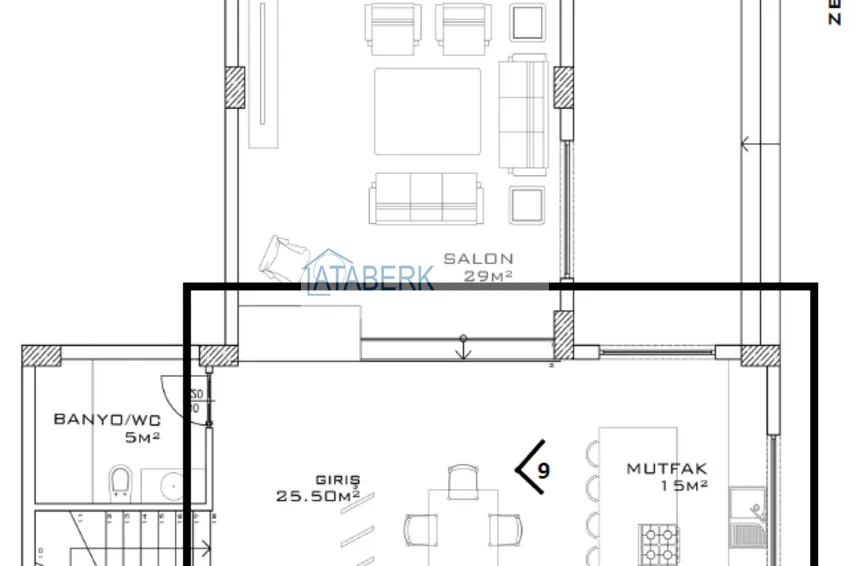 Купить дешево Эксклюзивный проект в районе Джикджилли – элитные виллы комфорт-класса 3