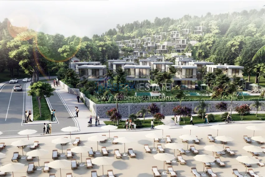 Новый проект коттеджного комплекса в Бодруме – Мугла, на первой береговой линии 43 