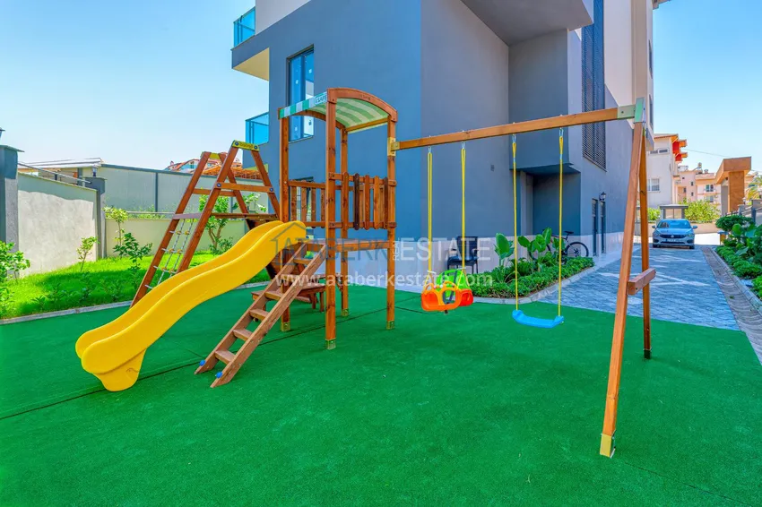 Квартира в районе Оба двухкомнатная с новой мебелью и видом на горы 8 