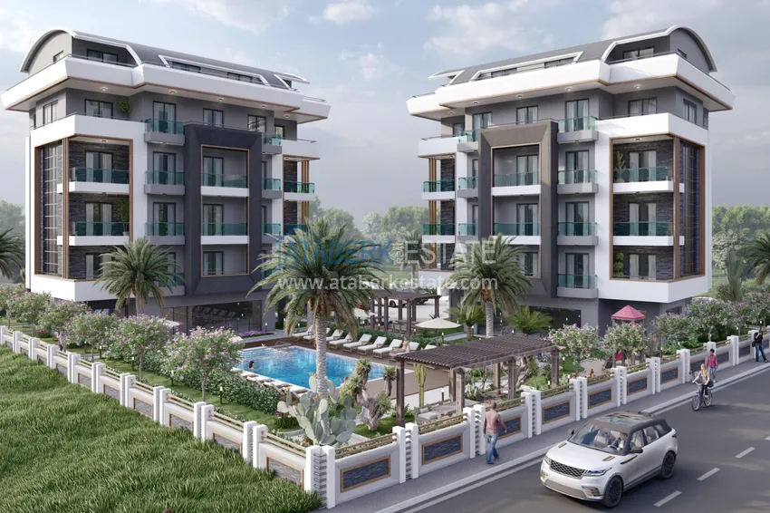 Недвижимость от застройщика в районе Оба - Алания в комплексе на этапе строительства 1 