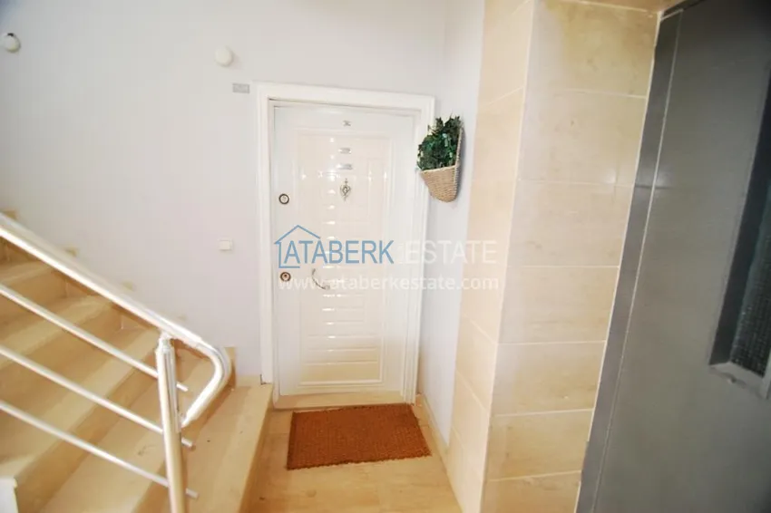 Квартира в центре Алании с мебелью, панорамным видом на море и историческую крепость 6