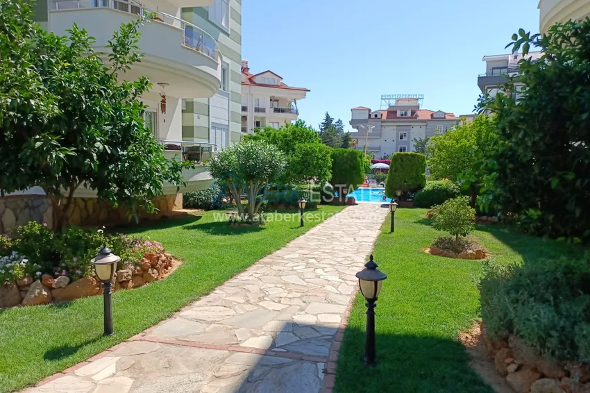 Квартира в районе Оба с мебелью в комфортабельном комплексе 4 