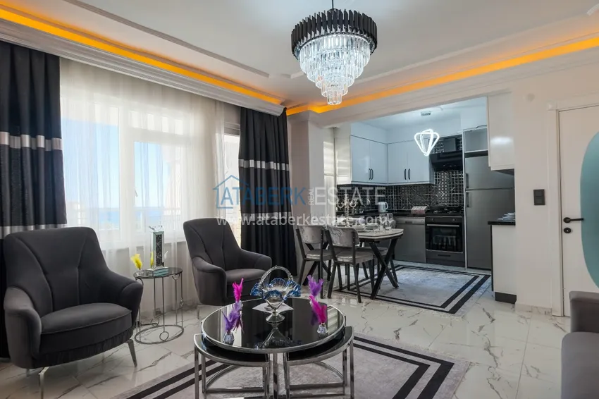 Приобрести Квартира в Махмутларе с мебелью и прямым видом на море 5 