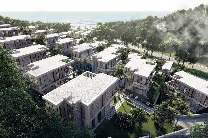 Новый проект коттеджного комплекса в Бодруме – Мугла, на первой береговой линии 5 