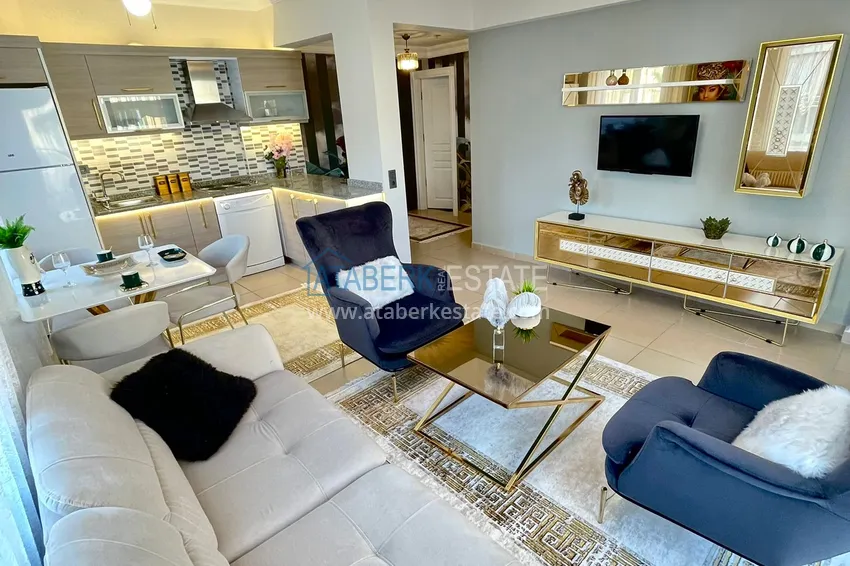 Приобрести Квартиры в районе Оба с новой мебелью и дизайнерским ремонтом в уютном жилом комплексе 5 