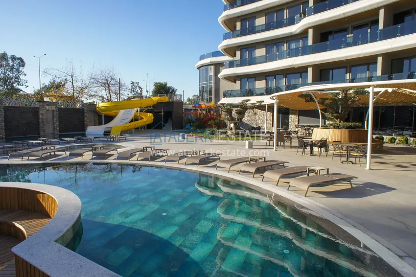 Квартира в Каргыджаке с мебелью и видом на море в резиденции на первой береговой 5 