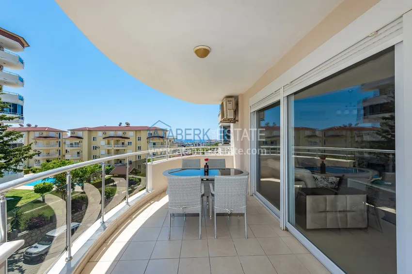 Приобрести Квартира в Алании район Авсаллар с мебелью, видом на море и горы 5 